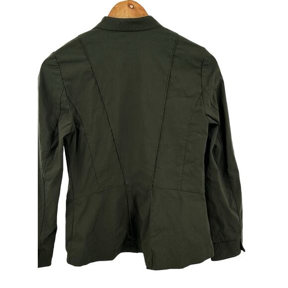 Renuar Green Button Up Jacket Size 6 Military‎ Style Casual Button up front - Picture 5 of 9